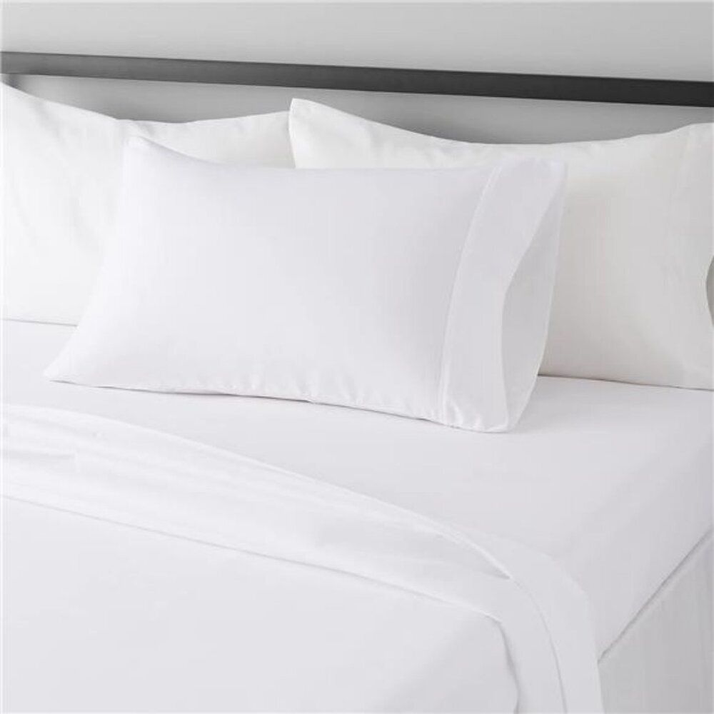 twin xl bed sheet set 3 piece microfiber soft deep pocket dorm bedding bright wh